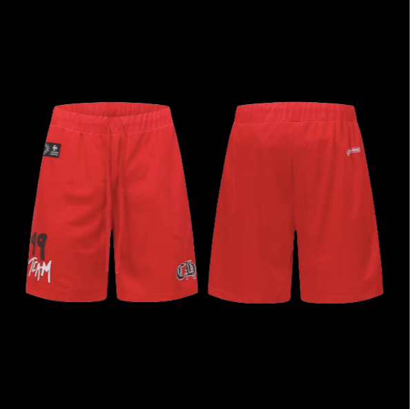 Chrome Hearts Short Set Red