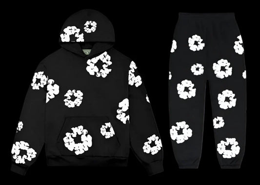 Denim Tears The Cotton Wreath Set Black