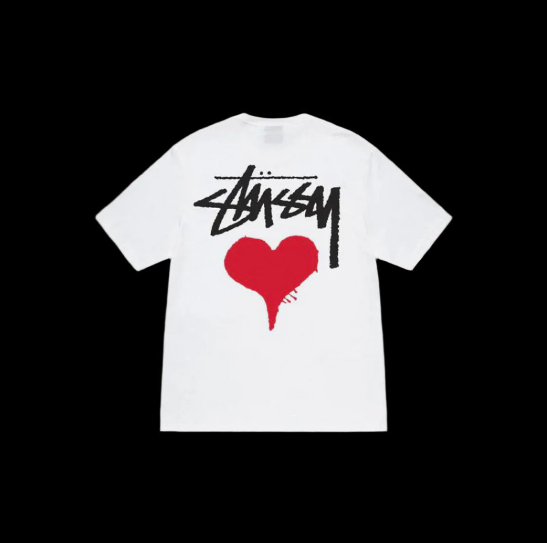 Stussy heart T-shirts