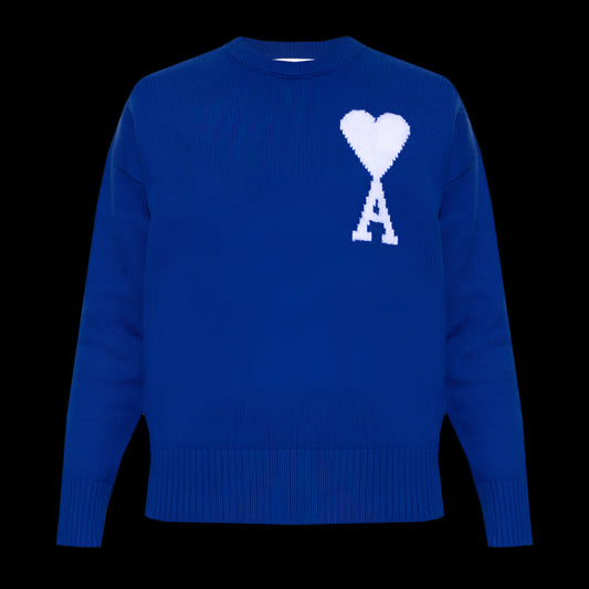 AMI Paris Sweater Blue