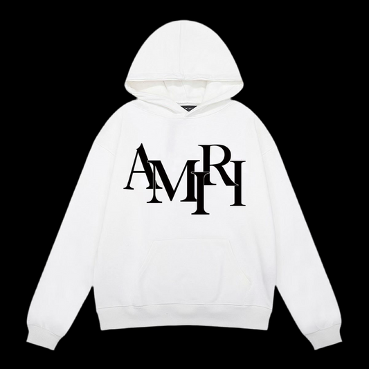 Amiri Logo Hoodie White