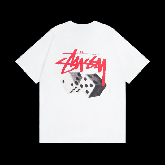 Stussy diceroll T-shirt "White"