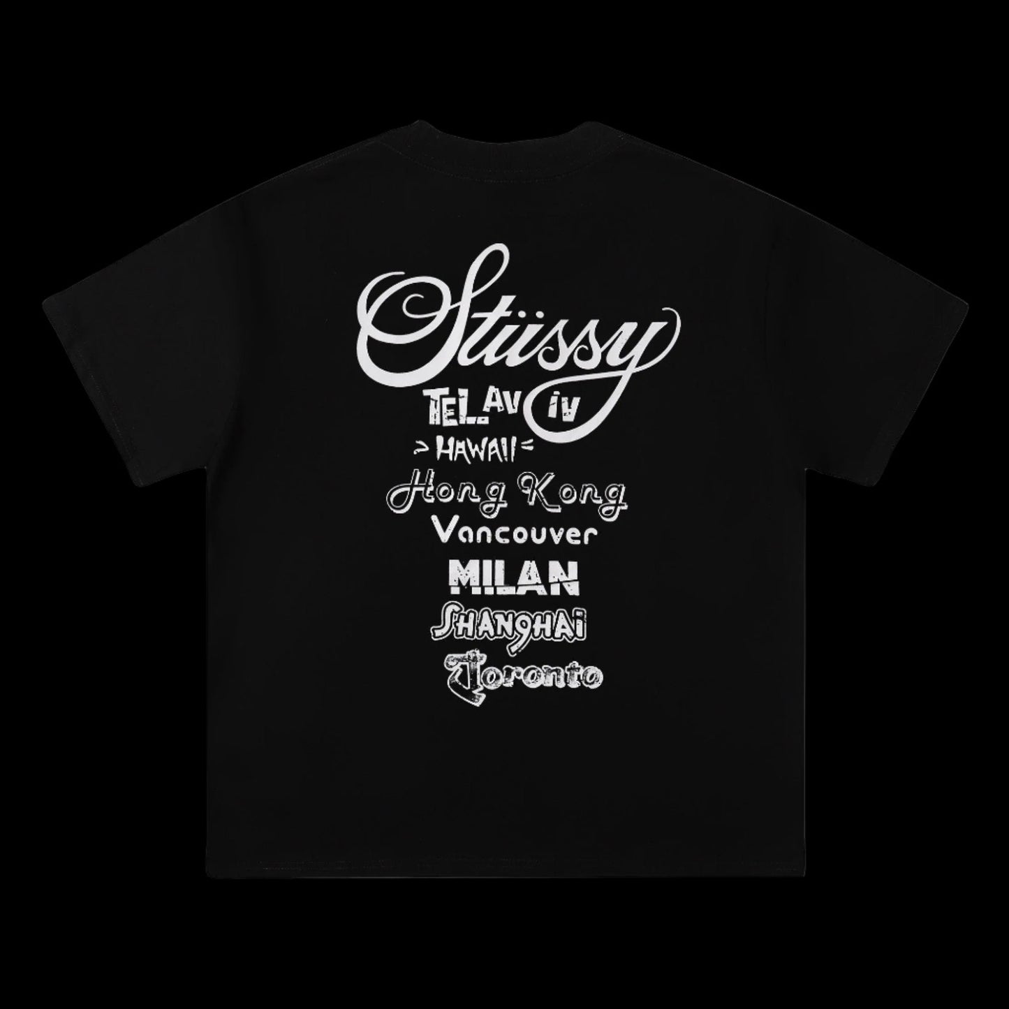 Stussy FW23 Stussy New World Tour Letter