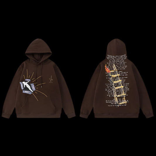 Cactus Jack Highest In The Room Brown Hoodie