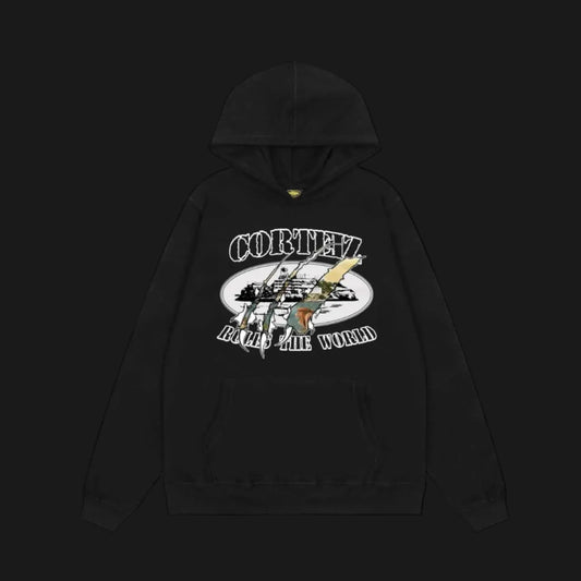 Corteiz RTW Hoodie Black