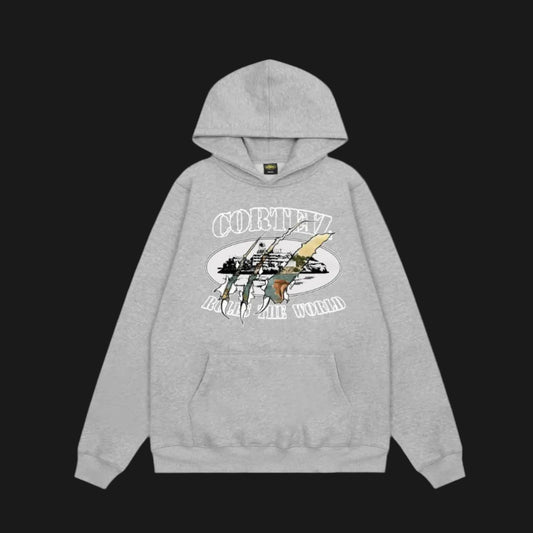 Corteiz RTW Hoodie Grey