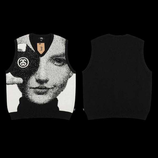 Stussy vest unisex "Black"