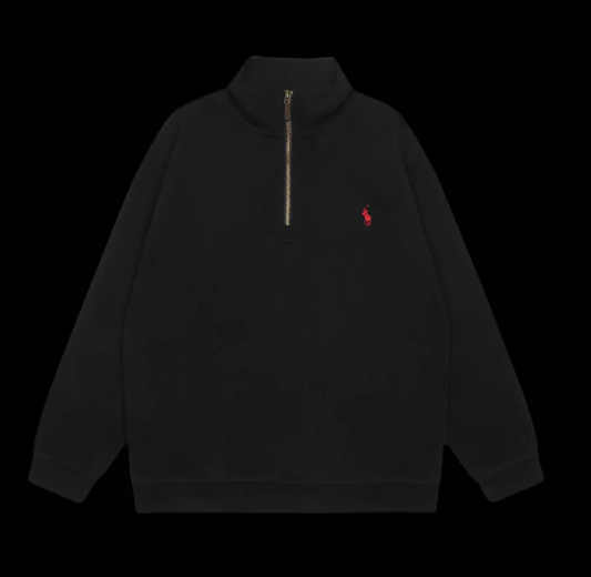Ralph Lauren Black Half Zip Up