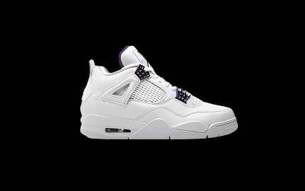 Purple Metallic Jordan 4s