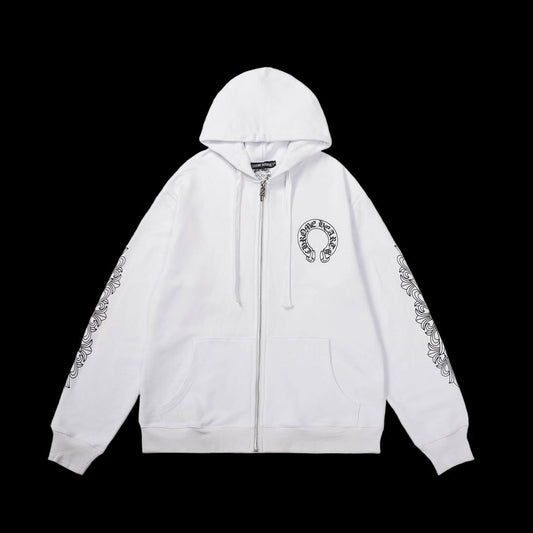 Chrome Hearts White Cross Hoodie