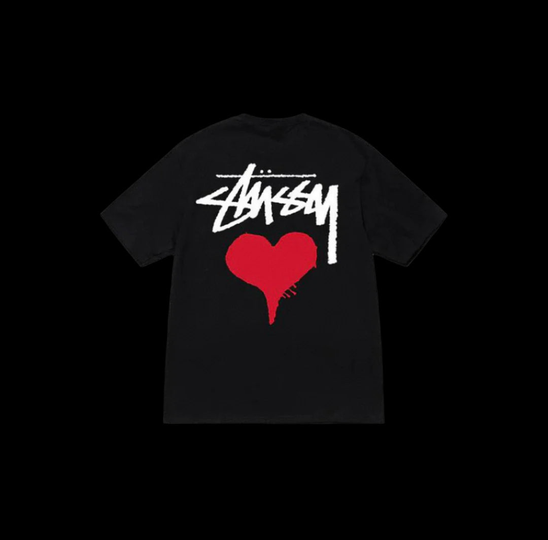 Stussy heart T-shirts
