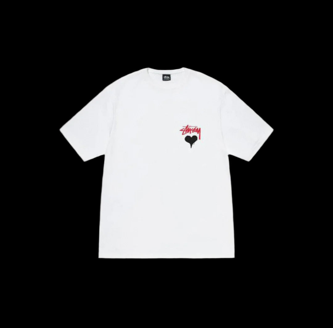 Stussy heart T-shirts