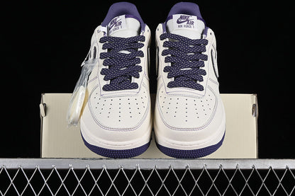 Nike air force 1 X Stussy 'white/purple'