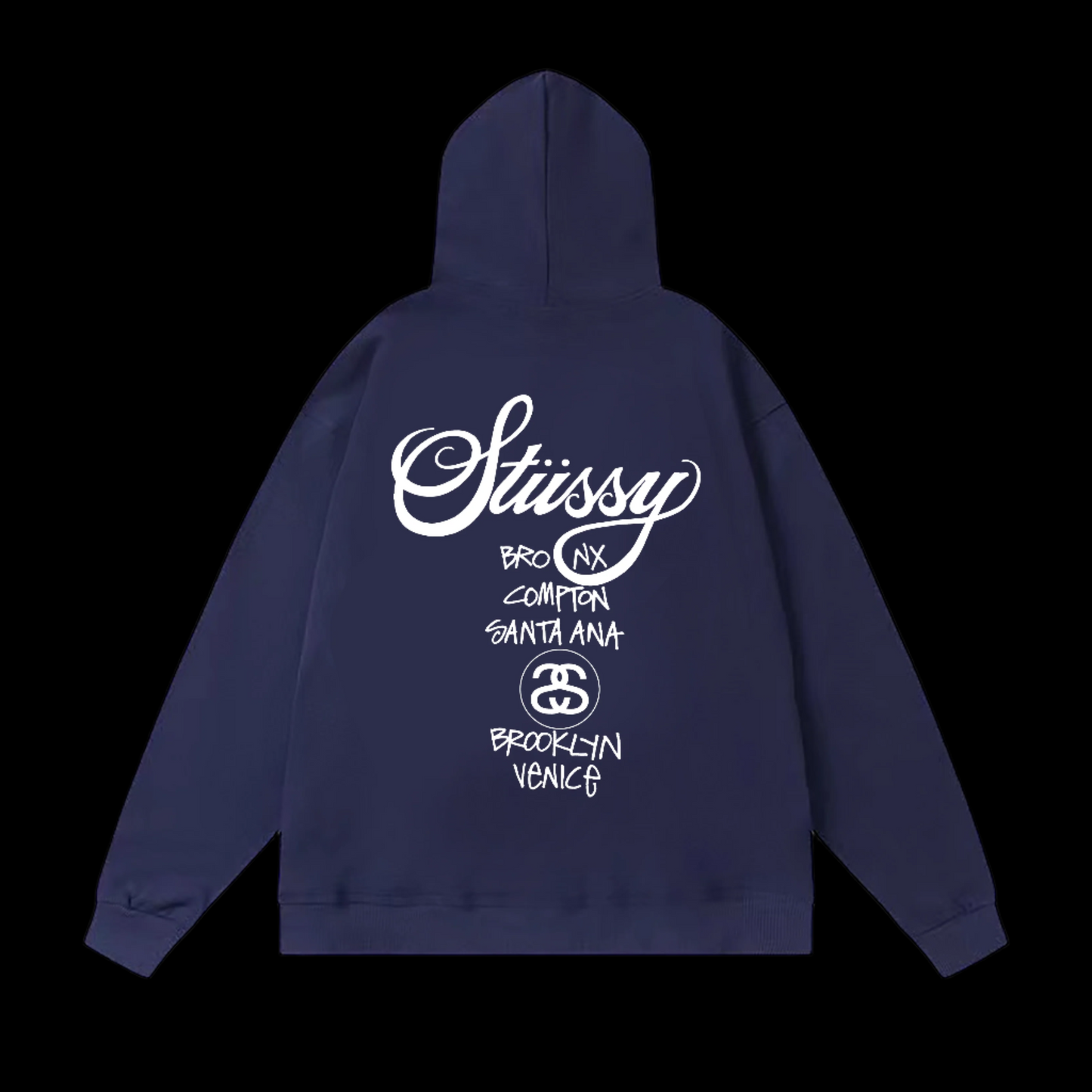 Stussy fancy hoodie 'navy'