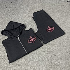 Corteiz × Slaughter Gang Pink & Black Set